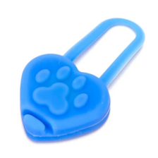 Nobleza silikónové svetielko LED na obojok modré